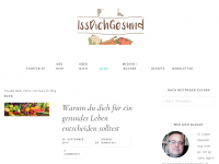 Screenshot des Blogs IssDichGesund