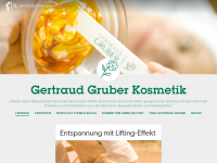 Screenshot des Blogs Gertraud Gruber Kosmetik