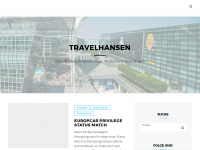 Screenshot des Blogs Travelhansen