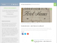 Screenshot des Blogs Männliche Erzieher in Kiga & Familie