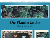 Screenshot des Blogs Die Plaudertasche