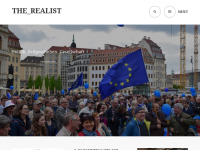 Screenshot des Blogs The Realist