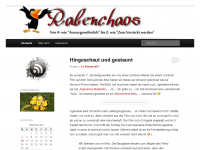Screenshot des Blogs Rabenchaos