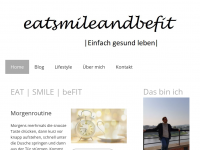 Screenshot des Blogs eatsmileandbefit
