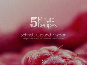Screenshot des Blogs 5MinuteRecipes.de