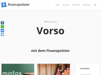 Screenshot des Blogs Finanzpolster