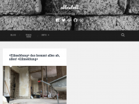 Screenshot des Blogs altzutoll – Kernsanierung unseres Hauses von 1898