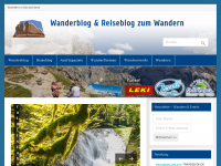 Screenshot des Blogs Der Reiseblog für Wanderer und Outdoorfreunde