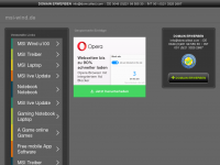 Screenshot des Blogs MSI Wind – Das Netbook Portal