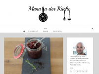 Screenshot des Blogs Mann in der Küche