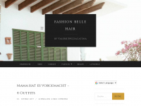 Screenshot des Blogs Fashion Hair Belle