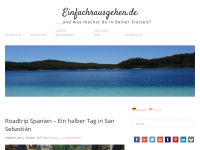 Screenshot des Blogs Einfachrausgehen.de