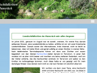 Screenshot des Blogs Landschildkröten Hunsrück