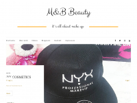 Screenshot des Blogs M&B Beauty – it’s all about make up