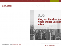 Screenshot des Blogs Burnout Blog von Doc Wassmuth