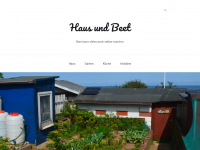 Screenshot des Blogs Haus und Beet