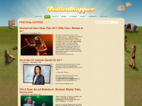 Screenshot des Blogs Festival News