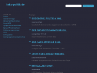 Screenshot des Blogs Links-Politik