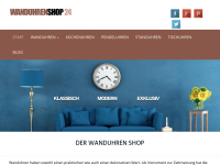 Screenshot des Blogs wanduhren-shop24.de