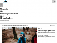 Screenshot des Blogs biograika