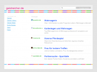 Screenshot des Blogs GEISTREICHER