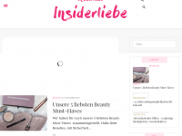 Screenshot des Blogs Insiderliebe