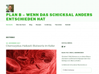 Screenshot des Blogs Plan B – Leben mit der Diagnose Krebs