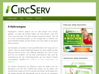 Screenshot des Blogs Wunderpillen zum Abnehmen