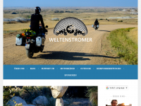 Screenshot des Blogs Weltenstromer