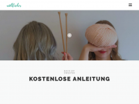 Screenshot des Blogs wollfieber