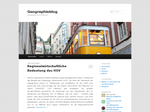 Screenshot des Blogs Geographieblog