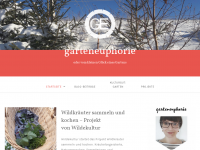 Screenshot des Blogs Garteneuphorie
