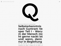 Screenshot des Blogs QITAN – Der Kultur Blog