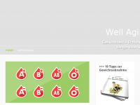 Screenshot des Blogs Well Aging Tipps