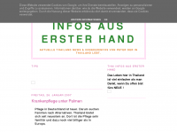 Screenshot des Blogs Thailand Infos aus Erster Hand
