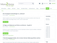 Screenshot des Blogs More2Home Möbel-Blog
