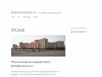 Screenshot des Blogs Reisebilder