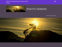 Screenshot des Blogs Positiv Denken
