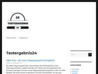 Screenshot des Blogs Testergebnis24