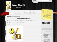 Screenshot des Blogs Der MwSt