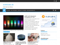 Screenshot des Blogs echtGratis mehr als nur…
