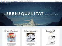 Screenshot des Blogs Lebensqualität, wir bringen Dich näher