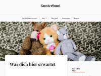Screenshot des Blogs kunterbunt79