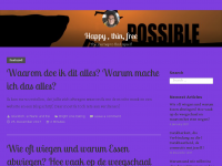 Screenshot des Blogs Happy, thin and free