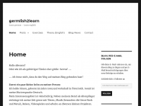 Screenshot des Blogs germlish2learn
