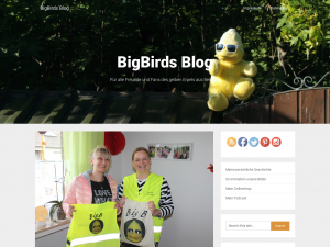 Screenshot des Blogs BigB’s Blog – Alles über den gelben Erpel aus Beckum