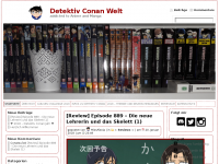 Screenshot des Blogs Detektiv Conan Welt