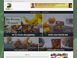 Screenshot des Blogs Proteinriegel-Guide
