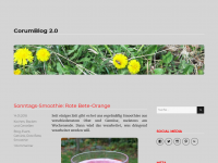 Screenshot des Blogs CorumBlog 2.0
