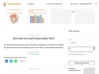 Screenshot des Blogs Kryptovergleicher